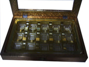 GOLDEN OXIDIZED SWEET BOX  (12