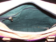 ARI EMBROIDERY LEATHER TOTE BAG
