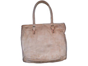 ARI EMBROIDERY LEATHER TOTE BAG