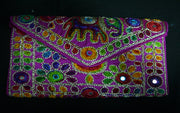 DORI EMBROIDERY CLUTCH BAG