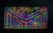 DORI EMBROIDERY CLUTCH BAG