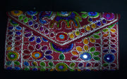 DORI EMBROIDERY CLUTCH BAG