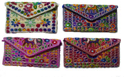 DORI EMBROIDERY CLUTCH BAG
