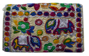 DORI EMBROIDERY CLUTCH BAG