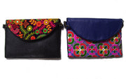 PU LEATHER EMBROIDERY BAG