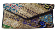 ASSORTED BORDER LACE CLUTCH BAG