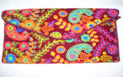 VELVET EMBROIDERY BAG