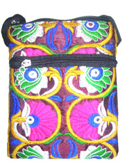 THREAD EMBROIDERY PASSPORT HOLDER  BAG