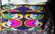 THREAD EMBROIDERY PASSPORT HOLDER  BAG