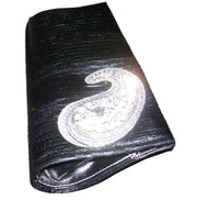 Brooch Faux Leather Clutch