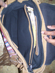 SUEDE LEATHER BANJARA HAND BAG