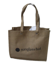 SUNGLASS HUT JUTE PROMOTIONAL BAG