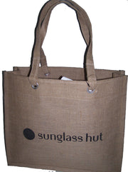 SUNGLASS HUT JUTE PROMOTIONAL BAG
