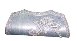 Silver Evening Wedding Party Purse