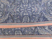 WOOL SCREEN PRINTED SALVAGE SHAWLS(100%Wool)