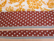WOOL SCREEN PRINTED SALVAGE SHAWLS(100%Wool)