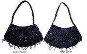 BEADED PURSE WITH BEADED STRAP