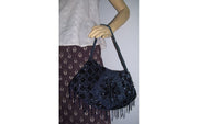 BEADED PURSE WITH BEADED STRAP