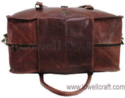 Leather Vintage Cabin Suitcase Bag(24x12