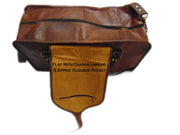 Leather Vintage Cabin Suitcase Bag(24x12