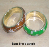 BONE BRASS BANGLE