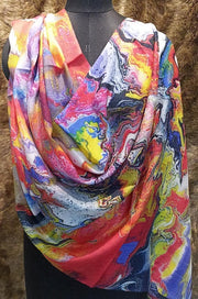 Wool Digital Print Stole Wholesale