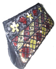 Thread Embroidery Clutch Purse