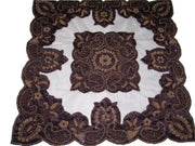 NET  VELVET EMBROIDERY TABLE COVER