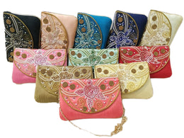 Embroidered Clutch Purse