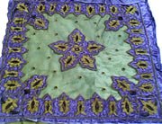 VELVET WITH  NET TABLE COVER