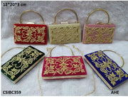 EMBROIDERED SILK CLUTCH BAGS