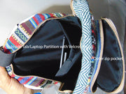 Hemp Laptop Backpack Bag screen print