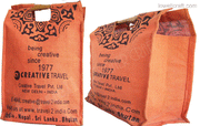JUTE SHOPPING  PRINTED BAG