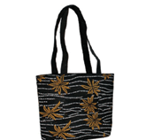 FLOWER DESIGN  JUTE BAG