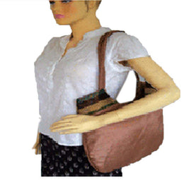SILK SHOULDER BAG