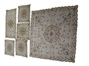ORGANZA TISSUE EMBROIDERY TABLE COVER