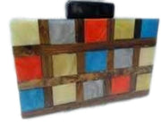 ELEGANT ACRYLIC CLUTCH BOX PURSE BAGS RESIN