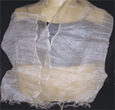 PLAIN SILK SCARF WITH BORDER