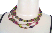 SEED BEAD & GLASS BEADS NECKLACE