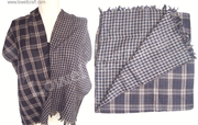 DOUBLE SIDED CHECK SCARF
