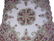 cashmere Bead embroidery Square Table Cover Paisley