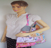 KATHA STITCH EMBROIDERY SKIRT BAG