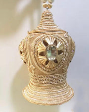 Wedding Clutch Metal Round Purse