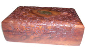 WOODEN BOX BRASS INLAY DESIGN   (8