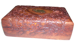 WOODEN BOX BRASS INLAY DESIGN   (8