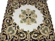 Velvet With Net Table Cover (4 PCS SET)