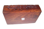 WOODEN BOX BRASS INLAY DESIGN   (8