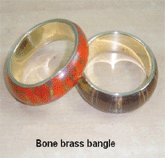 BONE BRASS BANGLE