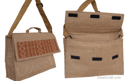 BAMBOO JUTE CONFERENCE BAG