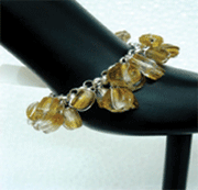 TRANSPARENT GLASS BEAD BRACELET